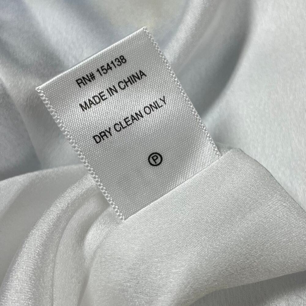 Staud NWT Milla Dress Gingham Daisy Plaid Blue White Floral Puff Sleeve Size 2 - Picture 6 of 10